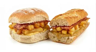 Chips & Bacon Butty