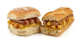 Chips & Sausage Butty