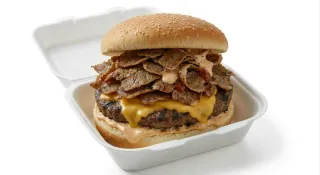1/4lb Special Burger with Doner