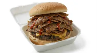 1/2lb Special Burger with Doner