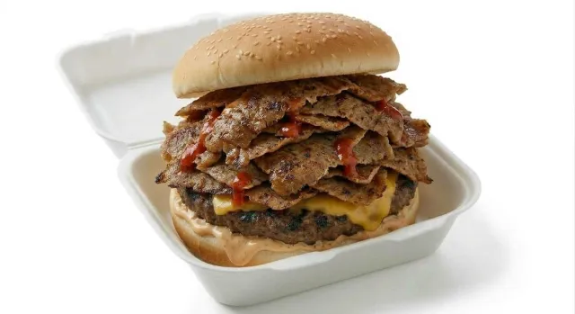 1/2lb Special Burger with Doner